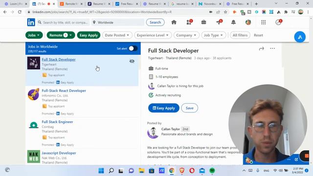 How To Find & Apply For Remote Jobs on LinkedIn (Video Tutorial) смотреть онлайн