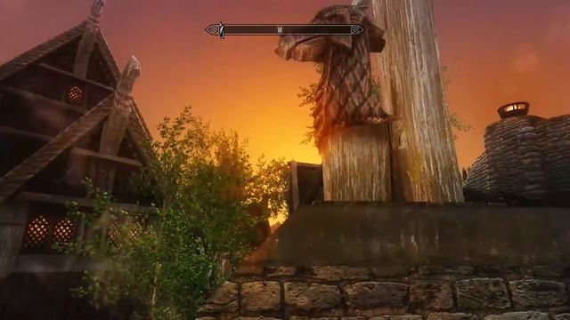 TES V Skyrim - Beautiful Whiterun (HD60) смотреть онлайн