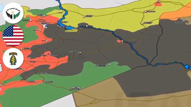 Обзор военных действий в Сирии 18-мая 2017г. Гонка за обладание Сирийско-Иракской границей. смотреть онлайн