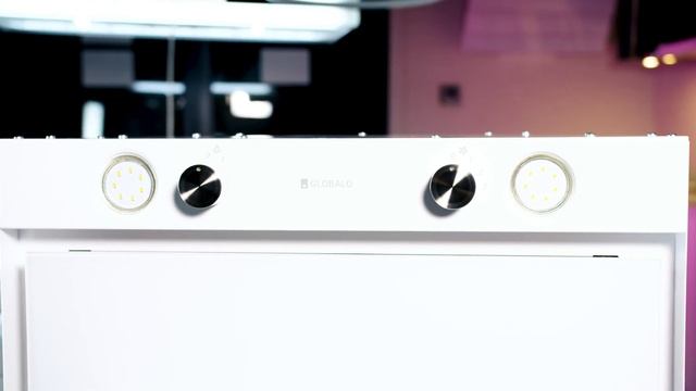 Okap GLOBALO Floweri 60 Black/ White - parametry i zalety смотреть онлайн