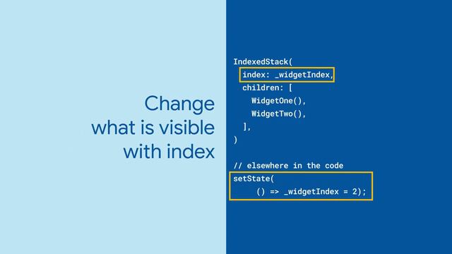 IndexedStack (Flutter Widget of the Week) смотреть онлайн