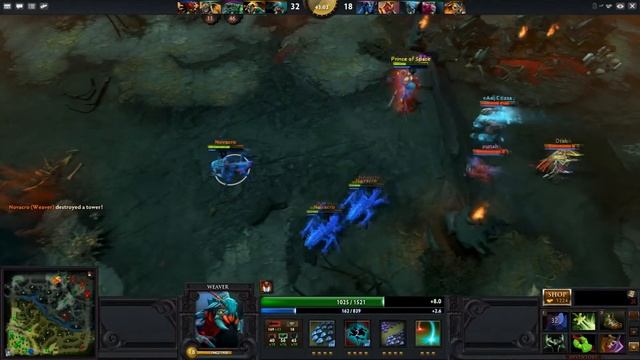 Dota 2 - Weaver Escape смотреть онлайн