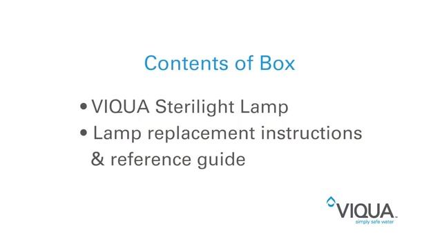 How to Replace your VIQUA UV Lamp - Powered by Sterilight Systems смотреть онлайн