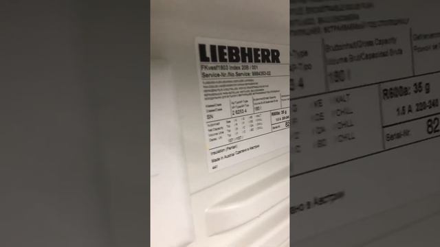 Шкаф холодильный Liebherr Fkvesf 1803 смотреть онлайн