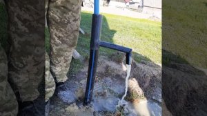 дешевая ручная водяная  колонка из полипропилена