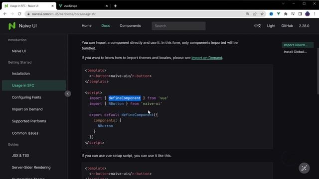 ? Instalación y configuraicón de Naive UI Vue 3 #Django | 9 смотреть онлайн