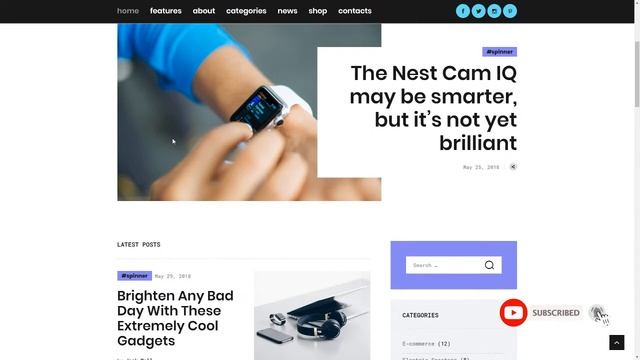 Gloss Viral News Magazine WordPress Blog Theme Jaymes Sheldon смотреть онлайн