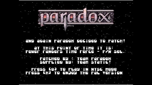 ? PS1 | Paradox | Power Rangers Time Force (USA) | P/N | 2001-11-05 | PDX-PRTF смотреть онлайн