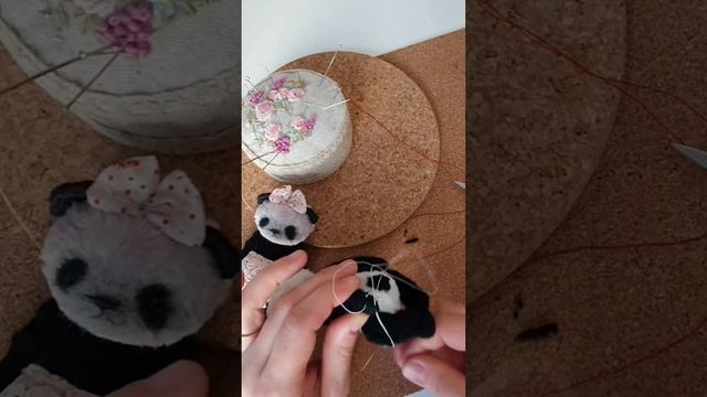 Мастер класс панда в стиле Тедди Часть 13 смотреть онлайн