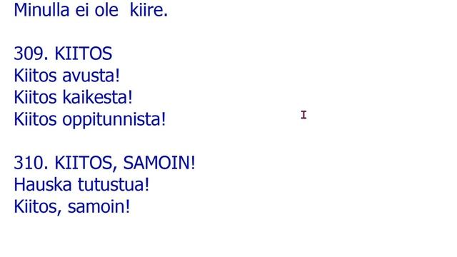 ПЕРВАЯ 1000 ФИНСКИХ СЛОВ 306 315 смотреть онлайн