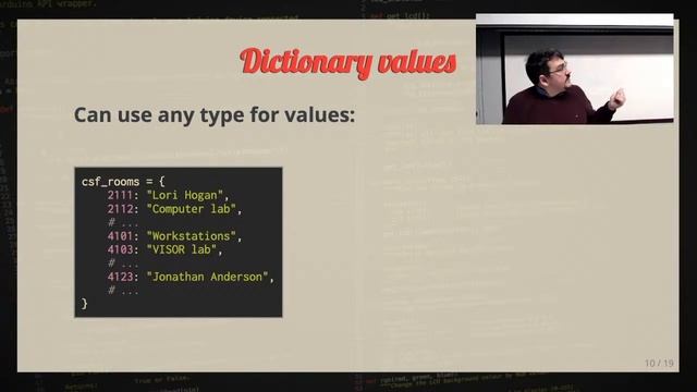 Lecture 23: Dictionaries смотреть онлайн