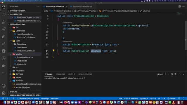 10 - Curso de MVC en C# - Agregar #DbContext смотреть онлайн