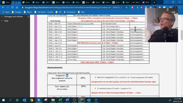 CSIS 1190 - 1 - Course Outline