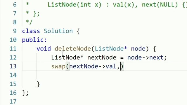Delete Node in a Linked List #leetcode #linkedlist смотреть онлайн