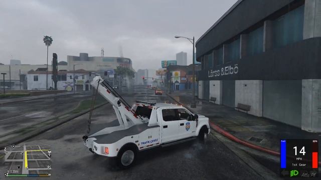 GTA 5 POLİS TRAFİK ÇEKİCİ MODU-FORD F450-LSPDFR#7 смотреть онлайн