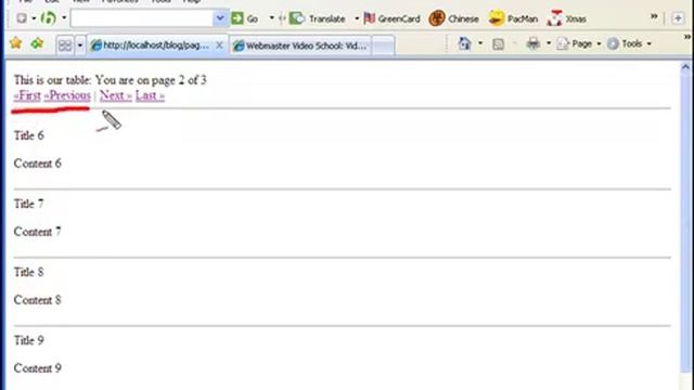 PHP how to tutorials: Pagination - Display results from database tables divided to multiple pages смотреть онлайн