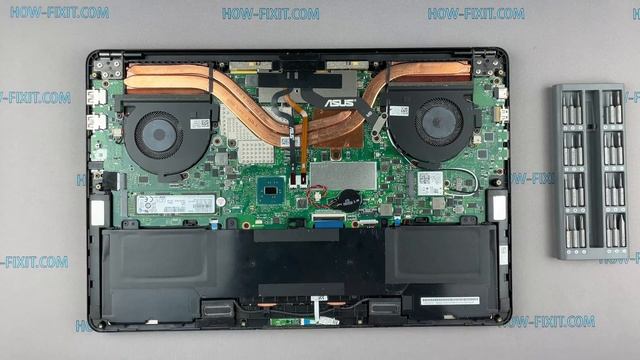 Asus ZenBook Pro UX550VE Battery Replacement смотреть онлайн