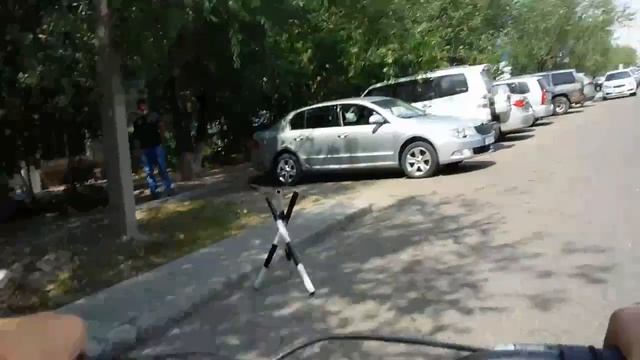 записывать видео в движении на велосипеде. простое приспособление для крепление сотки для на марше смотреть онлайн
