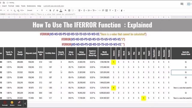 How To Use The IFERROR Function смотреть онлайн