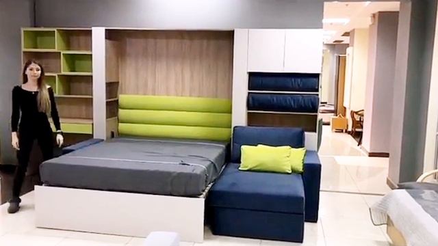 Шикарная мебель трансформер. Всё, что нужно в одной стенке! смотреть онлайн