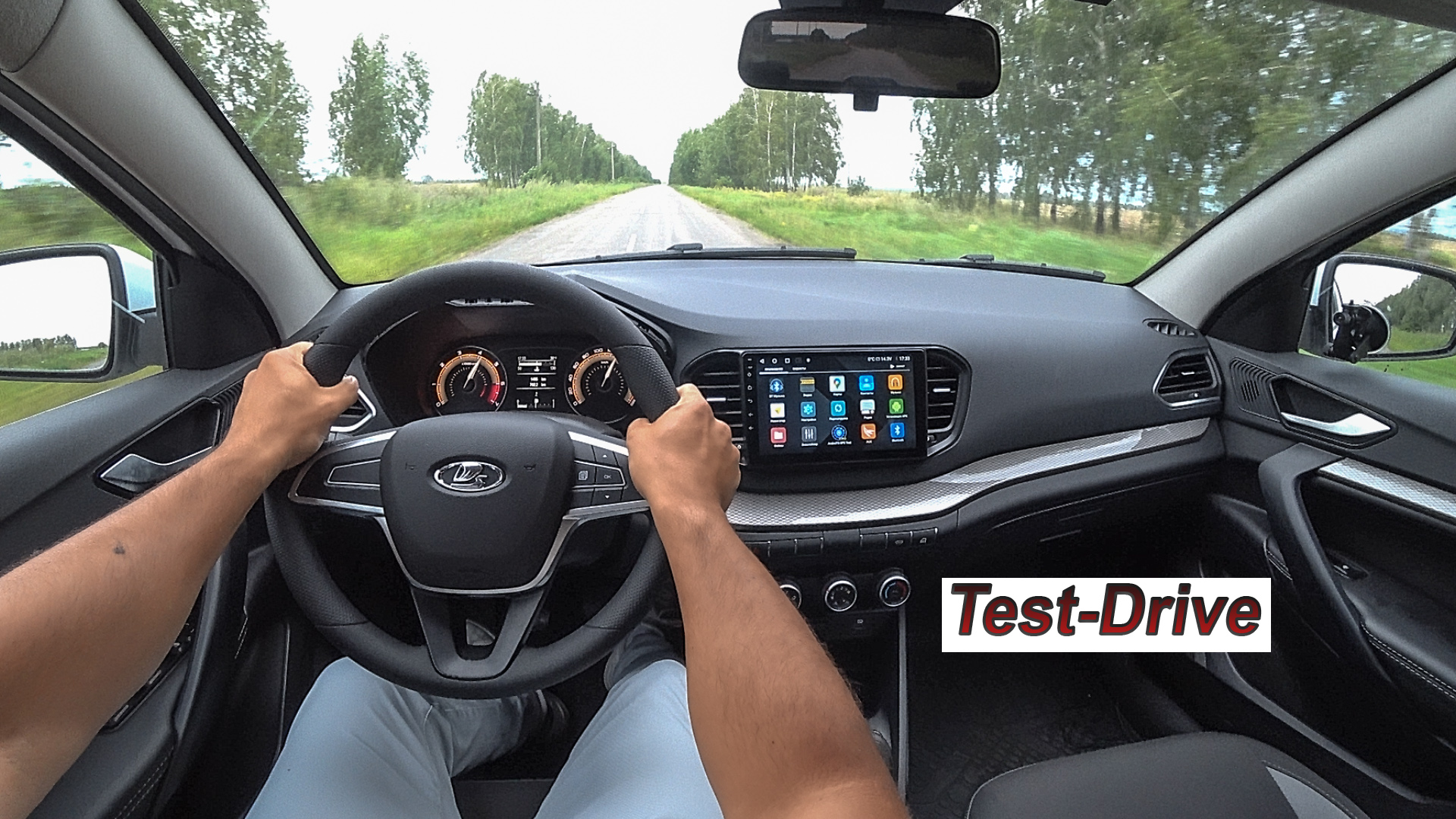 Как едет Lada Vesta с 8-ми клапанным мотором?! смотреть онлайн