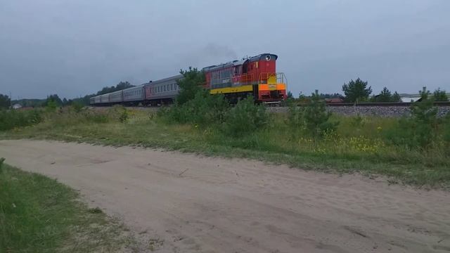 Пригородный поезд 6556 Ненокса-Северодвинск, отправился с О.П. Солза смотреть онлайн