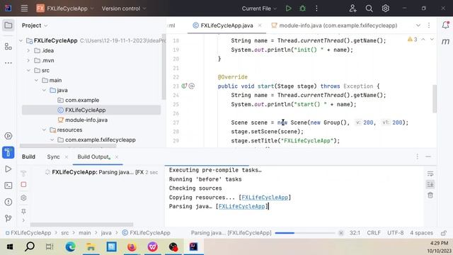 The Life Cycle of a JavaFX Application, Learn JavaFX смотреть онлайн