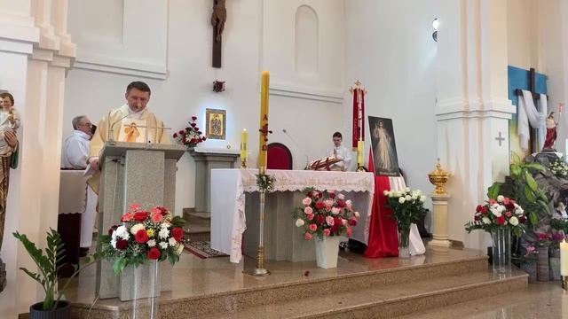 Св. Месса - воскресенье 16.04.2023 в 10.00, Праздник Божьего Милосердия смотреть онлайн