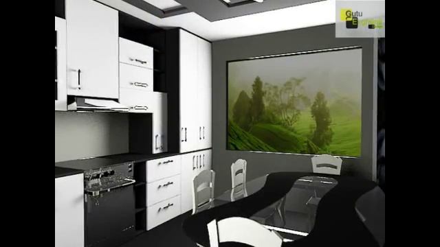 интеграционный дизайн кухни в интерьер квартиры смотреть онлайн