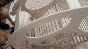 Кресло качалка. Шаблон. Кресло из фанеры.