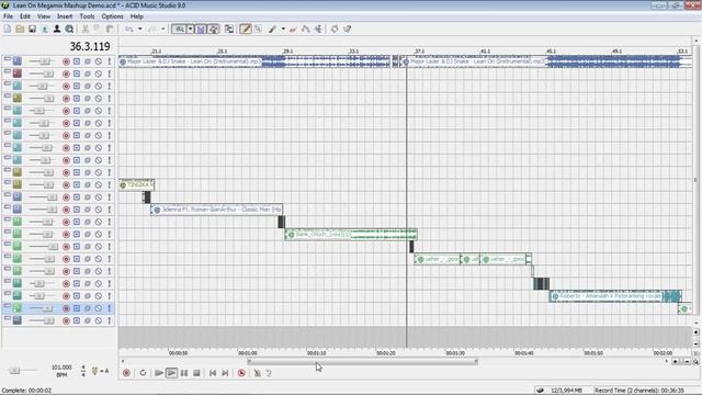 ACID Music Studio 9.0 - How To Make A Mashup Like A Boss! смотреть онлайн