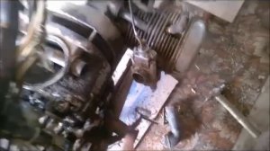 Снятие коробки передач мотоцикла урал 8.103.10 не снимая двигатель