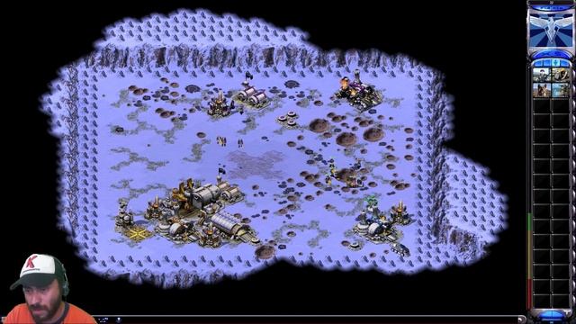 CnCNet Online Multiplayer Red Alert 2 Yuri's Revenge - 3 Matches in Extra Small map Winter Full HD смотреть онлайн