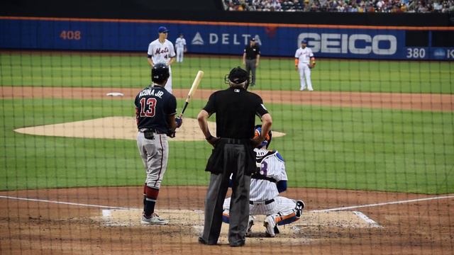 Braves Ronald Acuna Hit Vs Mets DeGrom 6/28/19 HD смотреть онлайн