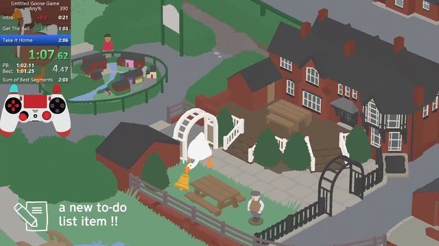 [WR] Untitled Goose Game Any% Speedrun in 2m04s! смотреть онлайн