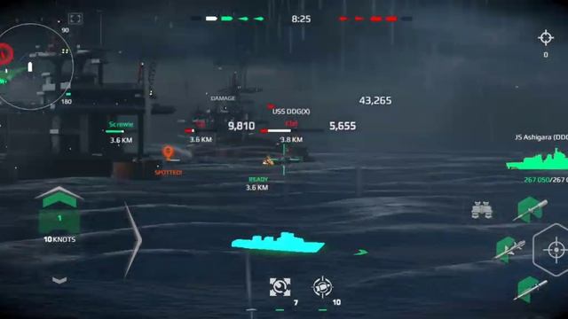 MODERN WARSHIP - Mode Test New Destroyer JS Ashigara DDG 17 смотреть онлайн