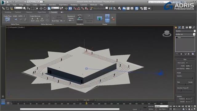 Autodesk 3ds Max 2014 - Populate Scenes with People смотреть онлайн