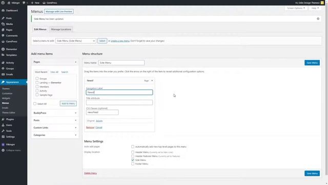 Side Menu - Vikinger - WordPress & BuddyPress Social Community смотреть онлайн