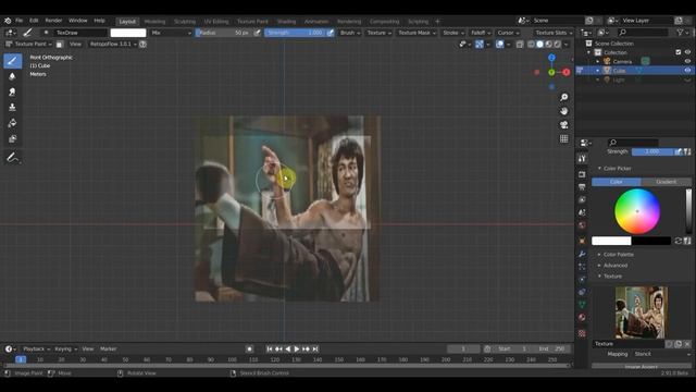 BLENDER 2.91 Пробую сделать переходы для видео смотреть онлайн