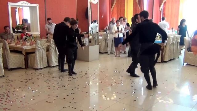 NEW 2015! Зажигательная лезгинка от Гордости Дагестана, свадьба Дениса и Софии! смотреть онлайн