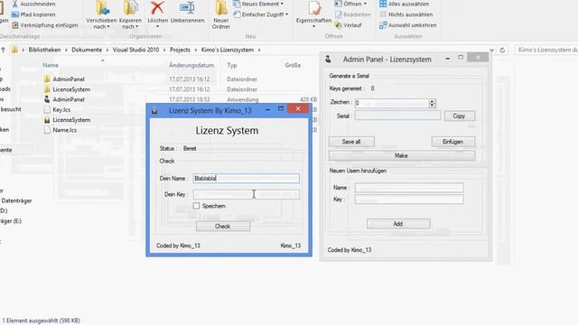 Kimo's Lizenz System - komplett per PHP смотреть онлайн