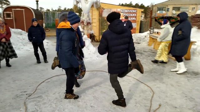 Проводы Масленицы в "Русской бане" смотреть онлайн