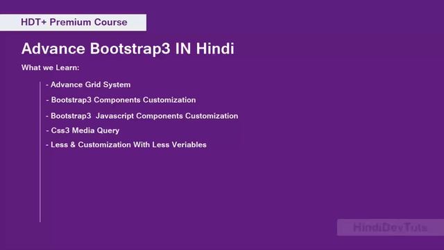 Advance bootstrap3 tutorials in hindi part-01 | intro смотреть онлайн