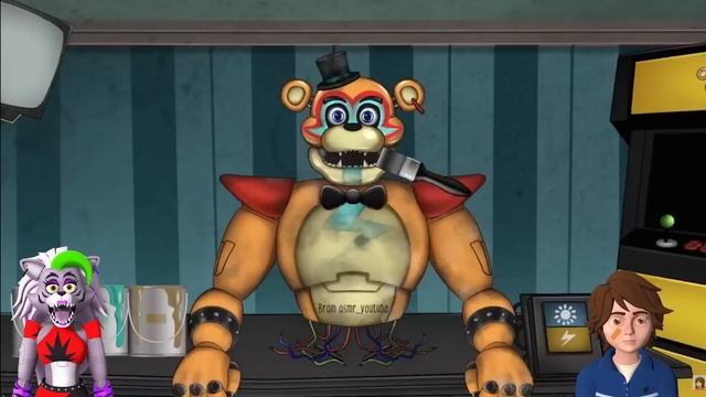 Gregory FIXING ANIMATRONICS REACT with Roxanne Wolf смотреть онлайн