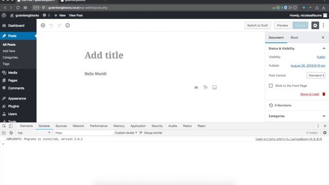 Gutenberg + Wordpress / How to develop blocks / Tutorial [ Part 4 ] смотреть онлайн