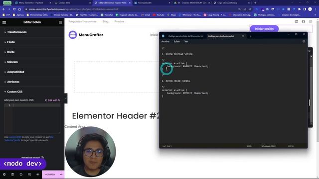 Crea tu MENÚ / CABECERA FLOTANTE con Elementor PRO ? De Figma a WordPress ✅ Efecto Sticky Header смотреть онлайн
