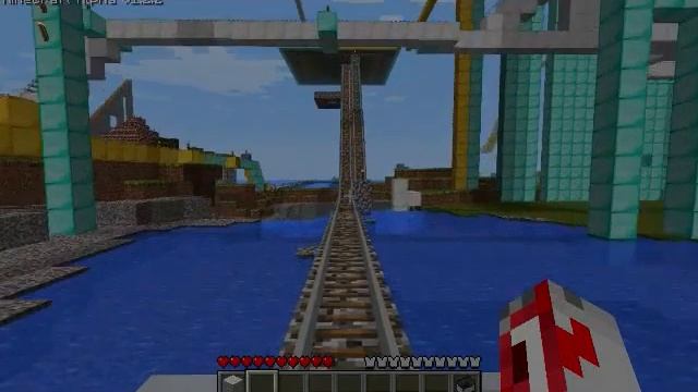 Mega Minecraft Roller Coaster #1 смотреть онлайн