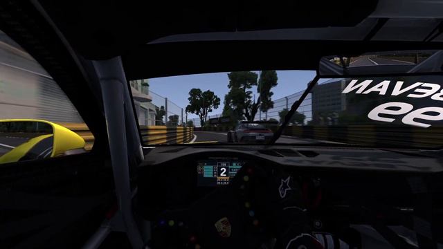 Porsche 911 GT3 Cup - Macau Guia Circuit - Assetto Corsa смотреть онлайн
