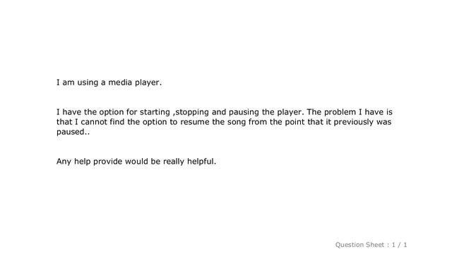Android : How to resume the mediaplayer? смотреть онлайн