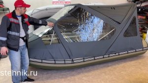 Тент КОМБИ на лодку Reef Triton 420fi